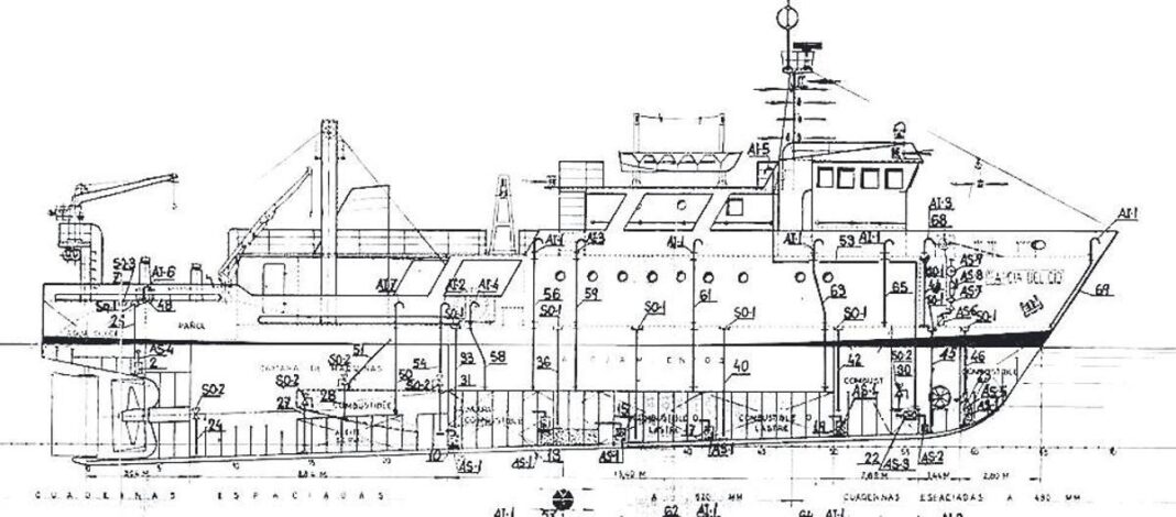 ‘garcia-del-cid’,-el-buque-de-luto-y-colera-en-el-que-desaparecio-mari-carmen-fernandez
