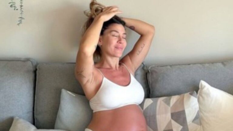 La imagen subida de todo de Jimena Barón a días de dar a luz a su segundo hijo