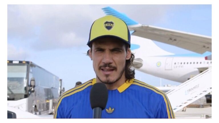 Edinson Cavani, tras la llegada de Boca al Mundial de Clubes: «El objetivo es pelear el título»