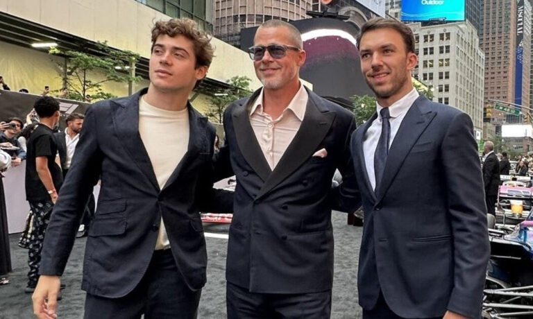 Así fue el increíble encuentro de Franco Colapinto con Brad Pitt