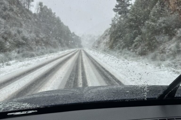 Ya nieva en Buenos Aires: Puan y Sierra de la Ventana se cubrieron de blanco