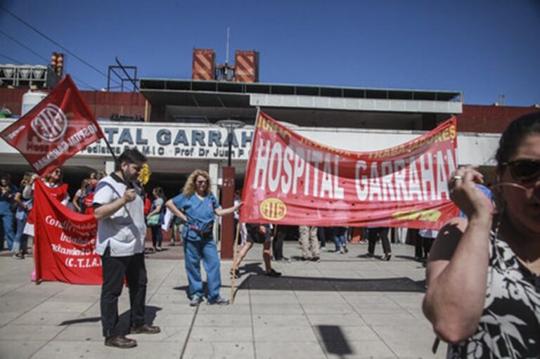 Más paros en el Garrahan