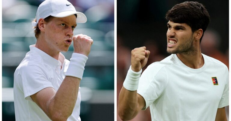 Alcaraz y Sinner: la gran final de Wimbledon, cuándo y por dónde verla