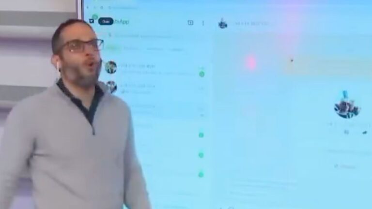 «Mis hijas mellizas»: el blooper viral y subido de tono del conductor de Crónica TV por abrir un chat en vivo