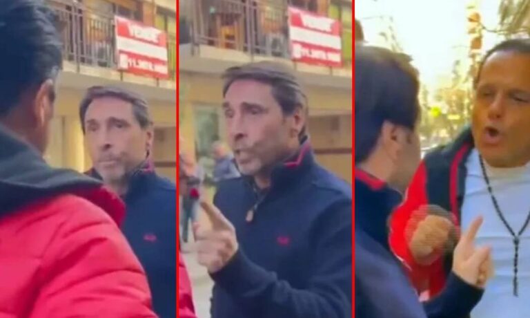 El video del violento ataque que sufrió Eduardo Feinmann por un sindicalista a la salida de su programa