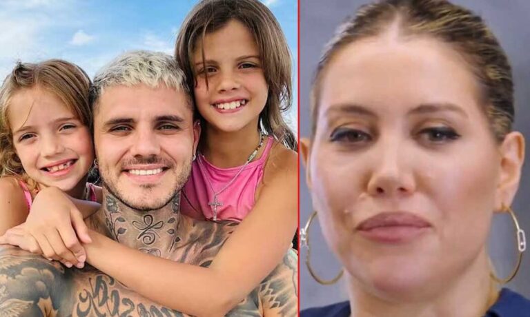 La escandalosa frase que Mauro Icardi le dijo a sus hijas sobre Wanda Nara: «Su mamá es una»