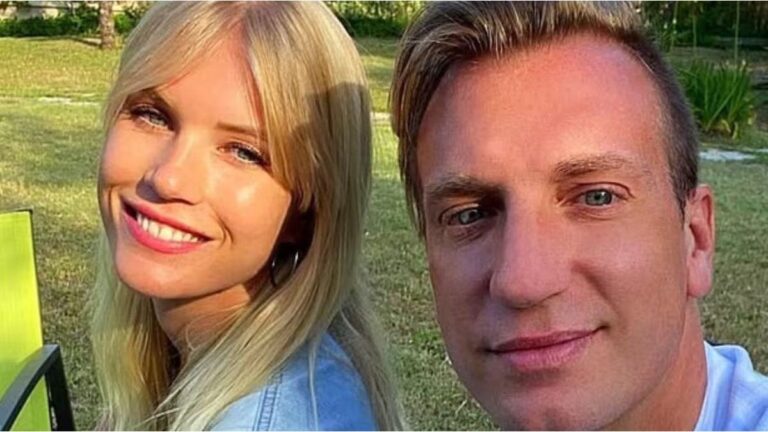 Maxi López y Daniela Christiansson revelaron el sexo de su bebé