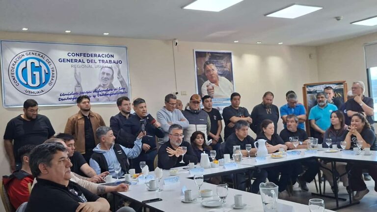 La CGT Regional Ushuaia marcha este jueves